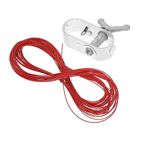 Happyyami 1 Juego Cabrestante para Piscina cabrestante para Cubierta de Piscina quinielas cobertor Piscina Cubierta Piscina Tensor de Cable de Tierra Cable de Acero para Cubierta de Piscina