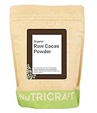 NutriCraft Organic Raw Cacao/Cocoa Powder - 1kg, 75% Criollo Cacao Beans, Made from Aromatic Beans, Superfood for Smoothies & Baking, Chocolate Making, High Nutrient, Rich Antioxidants