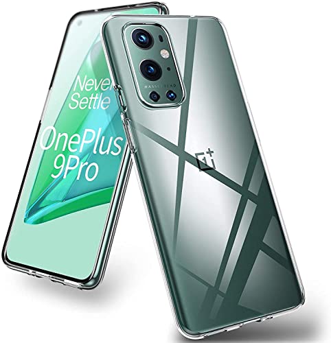 Image of NISHTECH for OnePlus 9 Pro Premium Transparent Hybrid Soft Slim Dust Proof Back Case Cover with Camera Protection