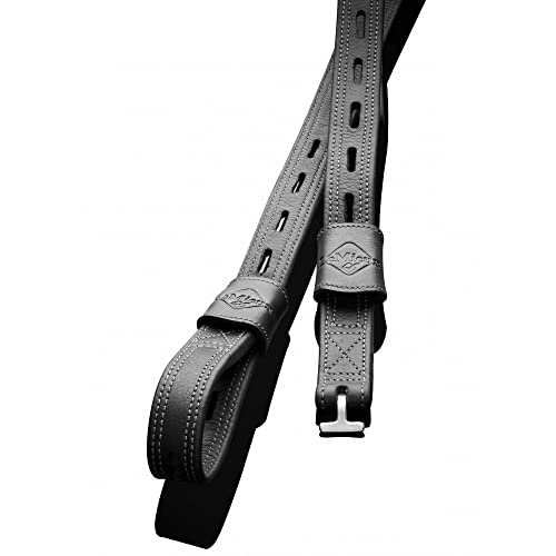 Lemieux Vector Close Contact Stirrup Leathers en cuir premium pour cavaliers