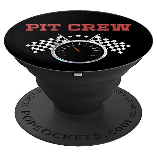 Pit Crew Race Car or Truck Theme Birthday Party Gift PopSockets Grip and Stand for Phones and Tablets