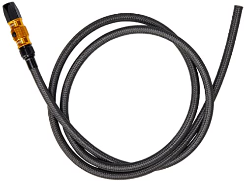 Lezyne Abs Braided Bicycle Pump Replacement Hose, Gold/Hi Gloss