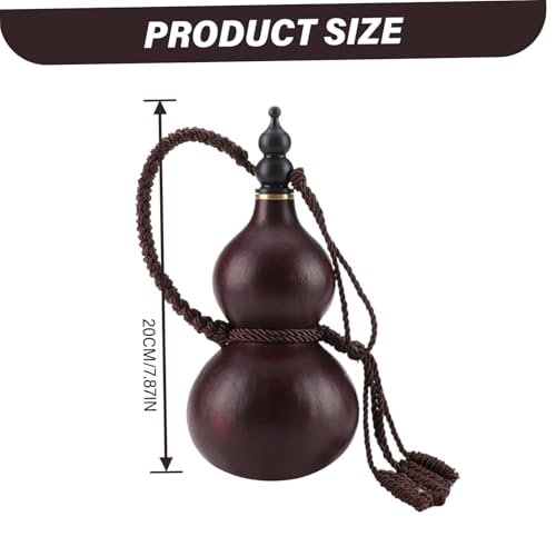 Gourde rétro en calebasse pour randonnée et pique-nique chic 500ml - 8