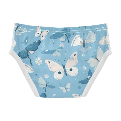 KLL Blue Butterflies Boys Toddler Cotton Briefs Underwear Breathable Undies2