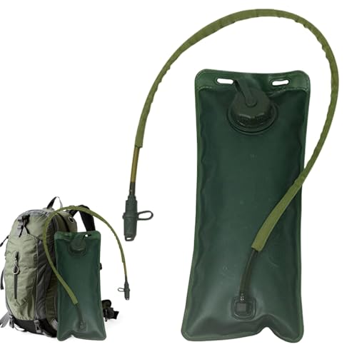 Bolsa de hidratación de 2,5 L, bolsa de hidratación plegable, gran capacidad, a prueba de fugas, bolsa de almacenamiento de agua para deportes