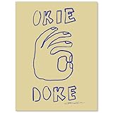 CAXIYSH Funky Minimalist Blue...