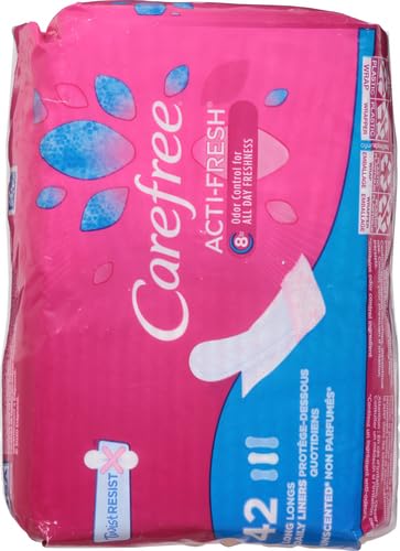 Image of Carefree, Body Shape Togo PantilinersUnscented, 42 Count, Long
