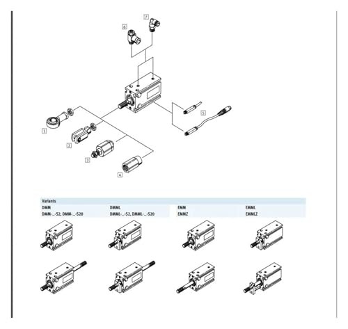 Vérin compact DMM EMM pour optimiser l'espace de vos lignes de production - 4