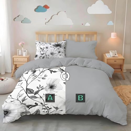 Housse de couette 200x200cm avec fermeture éclair pour lit sans plis - 5
