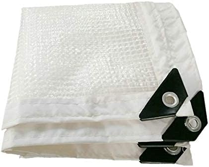 VIGAN Tarpaulin Rainproof Cloth Translucent PE Film Garden Courtyard Greenhouse Tarp (2MX4M)