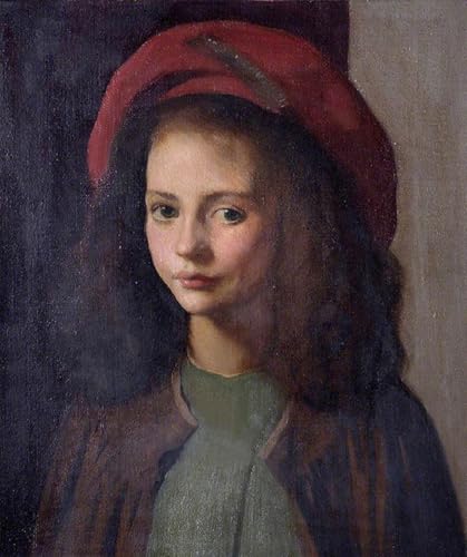 Pinturas famosas impresiones de lienzo Il Cappello Rosso