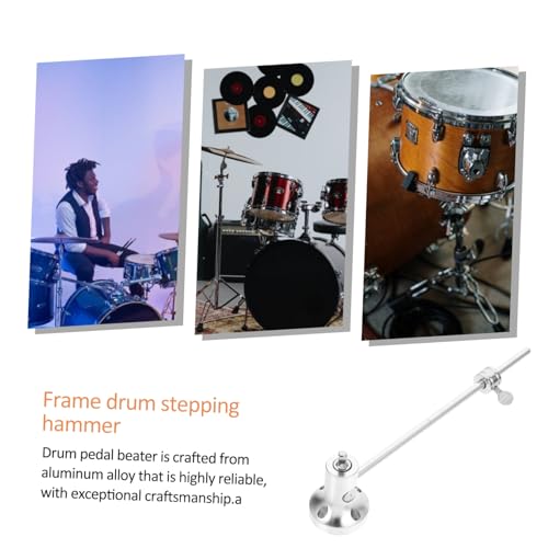 Step The Hammer pedal para batería de aleación de aluminio miniatura 4