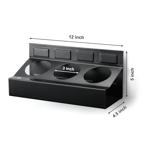 Image of Mayouko Magnetic Toolbox Shelf, Tray and Holder, 4-Piece Magnetic Toolbox Tray Set Tool Box Cabinet Side Shelf Storage, Workshop