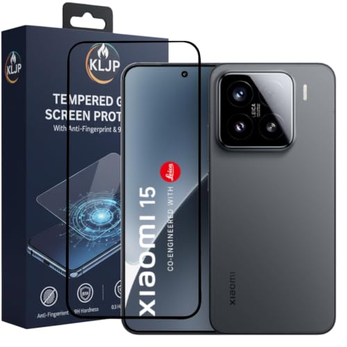 Image of Military-Grade Gorilla Tempered Glass For XIAOMI 15 With Installation Kit | Edge to Edge Coverage | Black