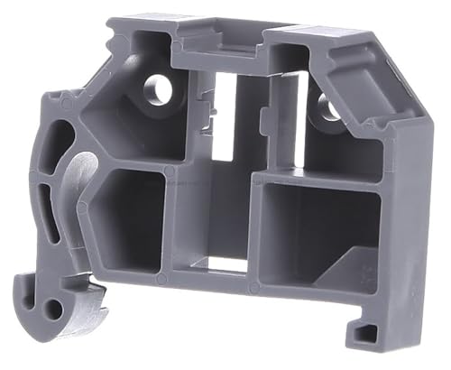 WAGO 249-117 10 MM Width, DIN-Rail 35 X 15 & 35 X 7.5, END Stop, Gray, SCREWLESS