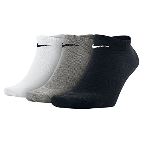 Nike Everyday Lightweight No-Show Socks (3 Pair) (Multi-Color, XL)