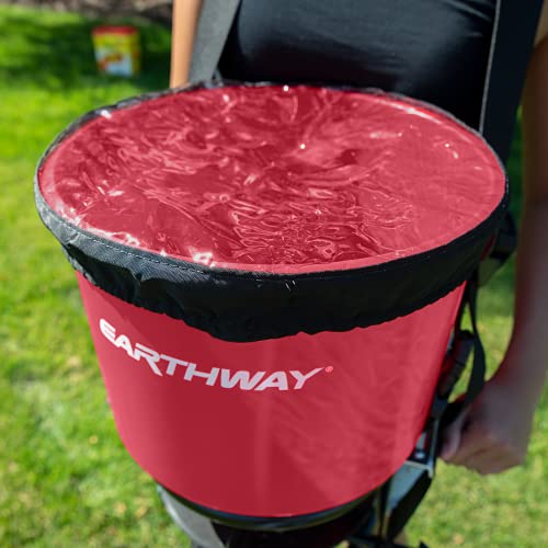 EarthWay 3100 40 LB (18 KG) Professional Chest Mount Hand Crank Broadcast Spreader Including Even Spread Technology, Comfortable & Adjustable Harness Strap and Rain Cover - Image 6