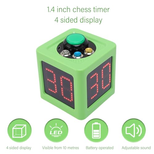 Temporizador Cubo 4 Caras a Pilas para Juegos miniatura 6