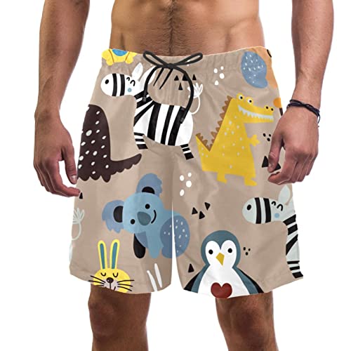 Maillots de bain homme motifs animaux koala rigolo