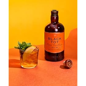 Buy Black Tot Finest Caribbean Blended Rum 70cl – Enjoy Ripe Pineapple, Vanilla Fudge & Toasted Cinnamon Flavors – Black Tot