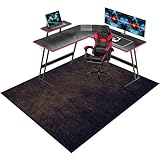 ★ Tapis de protection de sol dur : notre tapis de chaise de bureau robuste est conçu pour protéger les sols durs et les tapis à poils courts. Ce tapis de sol de jeu peut protéger votre sol des rayures et fournir un environnement de travail calme, très approprié pour votre chaise de bureau, chaise roulante, chaise de jeu, bureau d'ordinateur. Sous-main pour chaise de bureau pour moquette et sol en bois dur comprenant un style géométrique abstrait traditionnel vintage et moderne. (Remarque : le tapis de sol est livré avec un sac d'emballage extérieur et un sac OPP