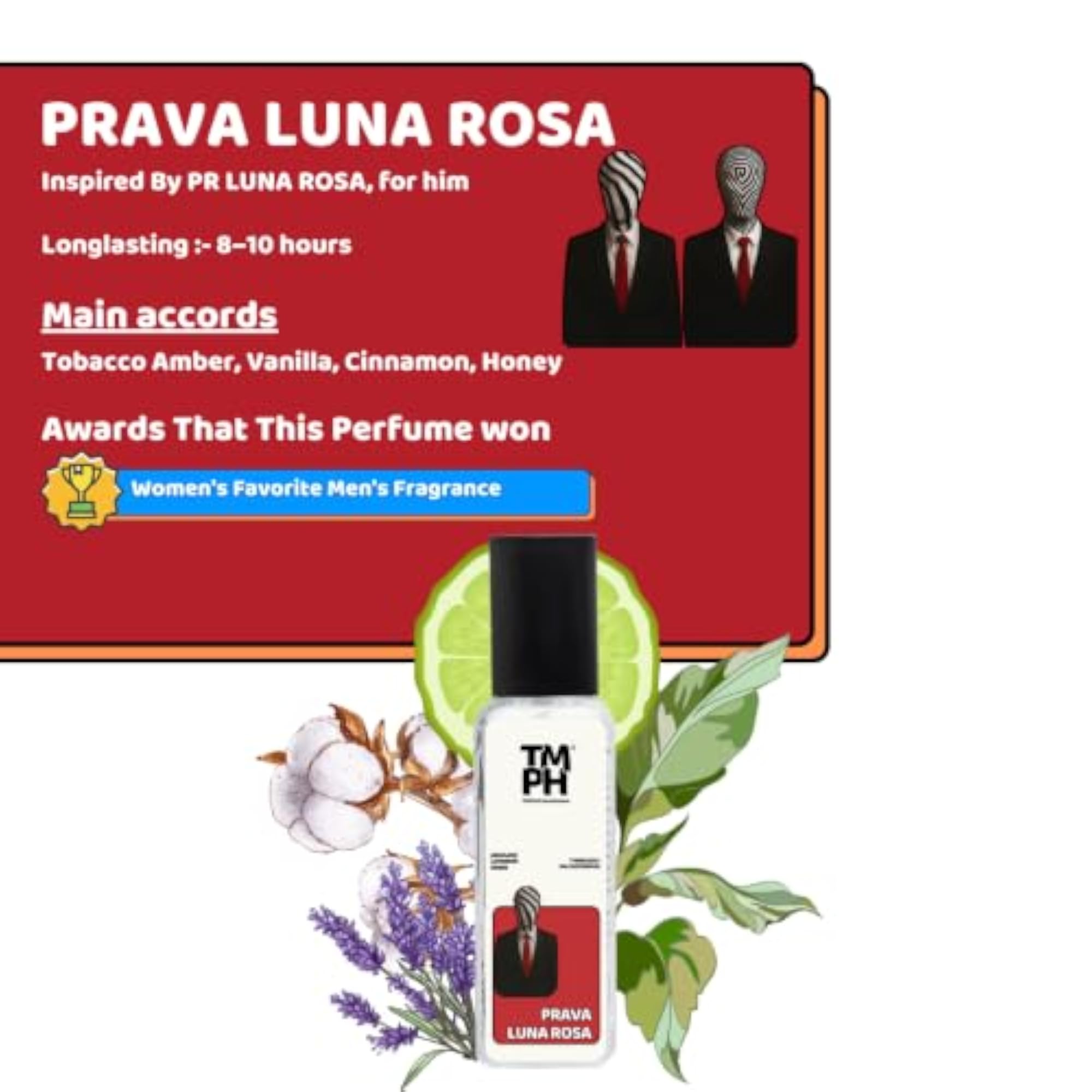 Prava Luna Rosa EDP for Men, Luxury Gift 50ml