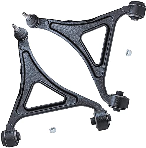 Image of Detroit Axle - AWD Front End Control Arms Kit for 2005-2011 Chrysler 300 2007-2012 Dodge Charger 2005-2008 Magnum, 4 Upper & Lower Control Arms w /Ball Joint 2 Sway Bars Replacement - 6pc Set