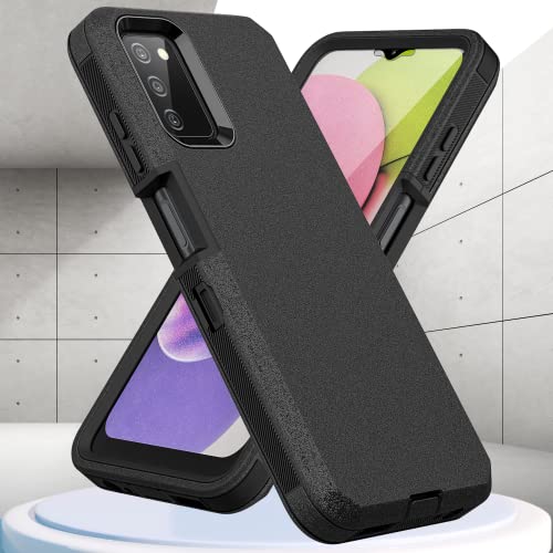Cbus Wireless Belt Clip Case For Samsung Galaxy A03S With Built-In Screen Protector + Holster (Black) #TOP7