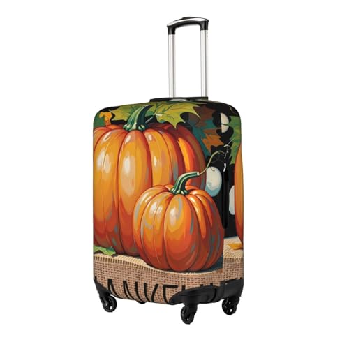 Travel Luggage Cover Fall Pumpkin Fall Thanksgiving Fashion Washable Baggage Suitcase Protector Fit For Luggage Small2