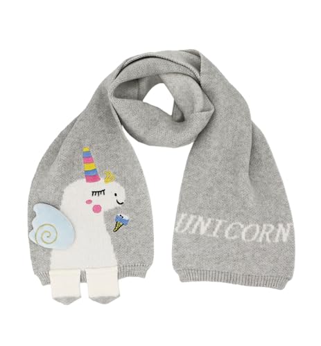 Kids Girls Boys Winter Cute Unicorn Scarf Shawl Warm Soft Cozy Fashion Knit Neck Warmer Scarfs Toddler2