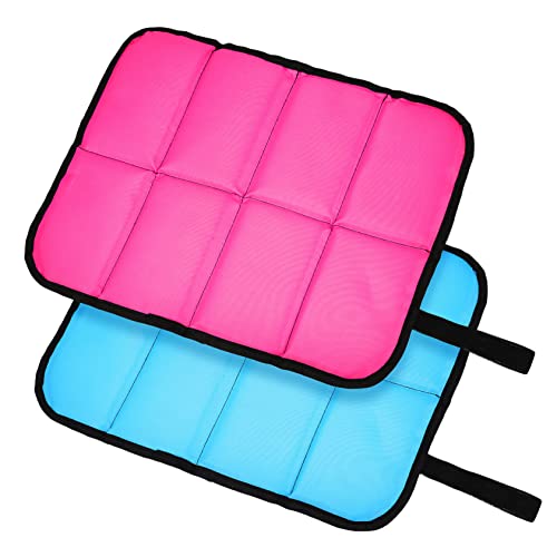 TOGEVAL Portable Picnic Mats 2 Pcs Camping Seat Cushion Pad Comfortable Folding Mat for Outdoor Activities Hiking Hunting