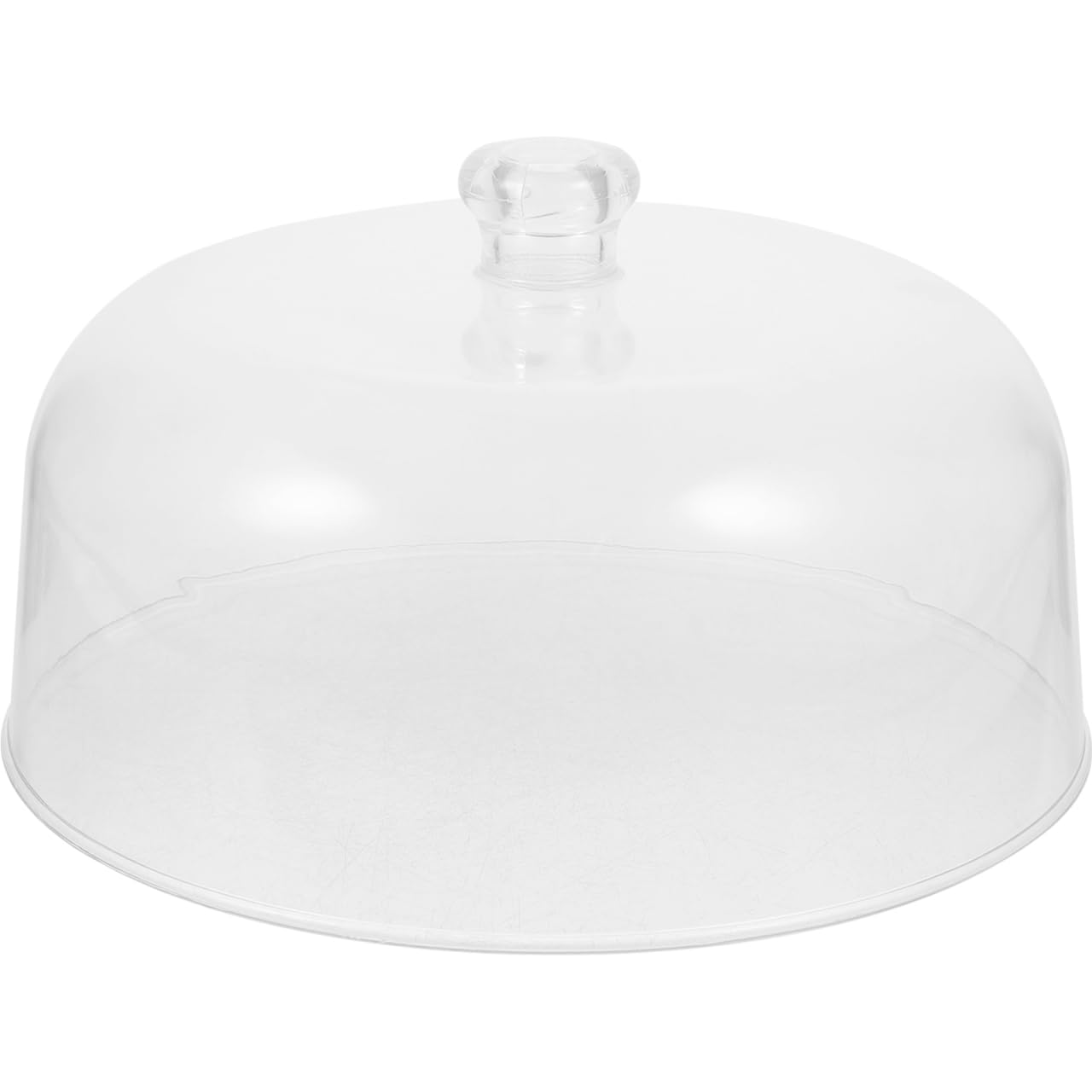 Kichvoe 28Cm Clear Cake Dome: Acrylic Cake Cover with Handle Reusable Food Dome Dessert Protective Cover for Muffins Cookies Fruit Birthday Wedding Bridal Shower Shop Display