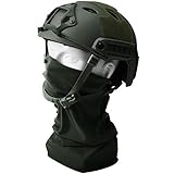 Tongcamo Fast PJ Paintball Airsoft Helmet for Training, Rescue, Riding, Jumping, Military