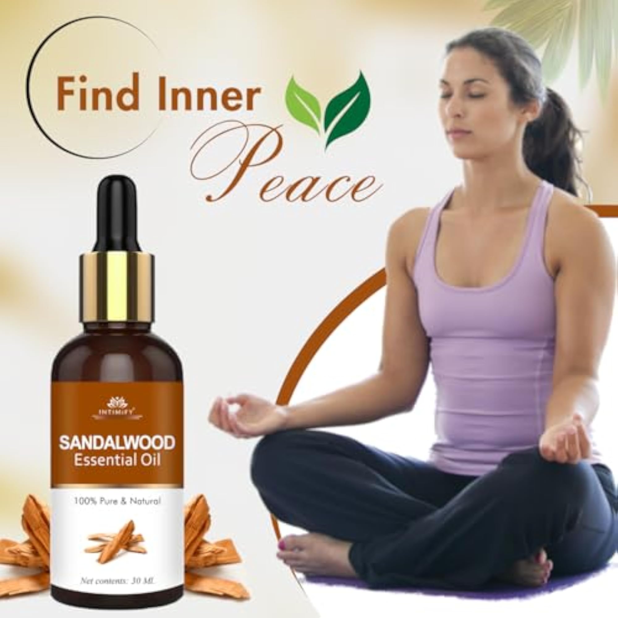 Rose & Sandalwood Essential Oil Combo Pack 30 ml each