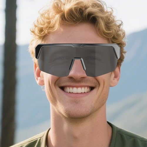 Gafas de audio portátiles: gafas inalámbricas de oído abierto, función de control de voz, protección ultravioleta, seguridad y fitness al aire libre, compañero de viaje con música y vídeo | Guía práct - imagen 3