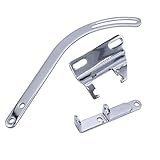 Universal Short Water Pump alternator Bracket Repair kit for SBC Small Block Chevy Alternator Bracket Drivers Side Chrome