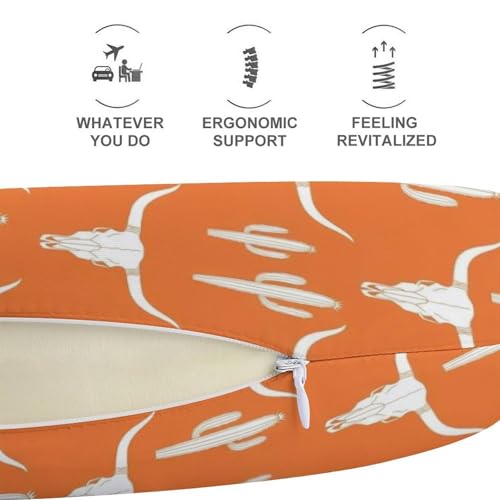 Almohada viscoelástica con soporte ergonómico U miniatura 4
