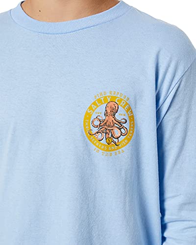 Salty Crew Big Boys' Deep Reach LS T-Shirt - Light Blue4