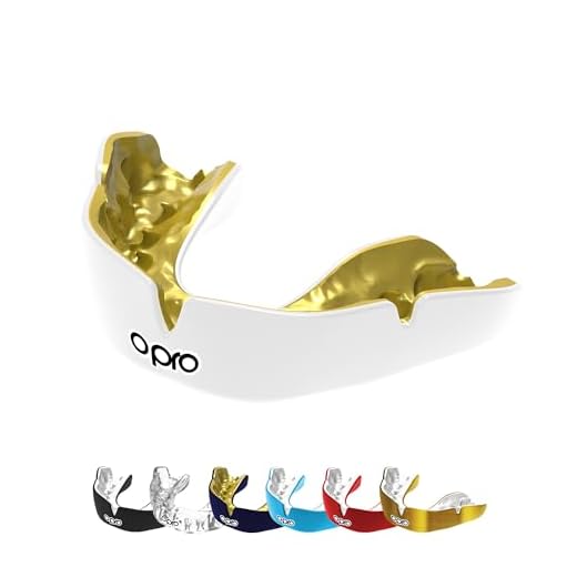 OPRO Protector bucal Instant Custom-Fit, protector bucal de dentista, con máxima comodidad, protección y ajuste, protector bucal para rugby, boxeo, artes marciales, hockey, MMA, BJJ (Blanco, Joven)