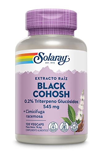 Solaray Black Cohosh 545mg | Cimicifuga | 120 VegCaps