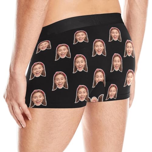 Custom Boxers with Face Personalized Boxer Briefs with Photo Customized Underweae3