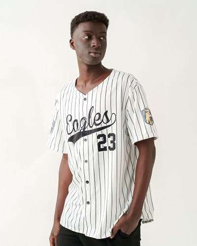 Custom Stripe Baseball Jerseys - Personalized Pinstripe Softball Shirts for Men, Women, Boys, and Girls - Customized Team Uniforms for Sports Fans, Teams, Events, Gifts - Add Your Name, Number, Logo