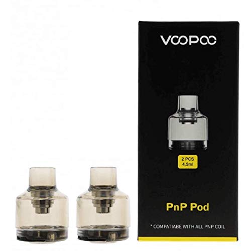 Cartouche PNP 4.5ml - Pack de 2 - Voopoo - Sans tabac ni nicotine - Vente interdite aux personnes âgées au de moins de 18 ans - 0 MG