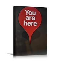 Canvas Wall Art Pressed Quotes Bedroom Industrial Inspirational Modern Art Multicolor Neon Photography Quotes Urban - 12x18 inches