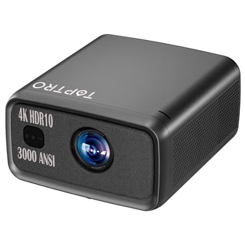 Image of 4K HDR10 /HLG, Android 12 4GB RAM 128GB 34000 Lumen & HDMI ARC, TOPTRO Legend Pro Max Projector 4K Ultra HD, Ultra Bright 3000ANSI, Fully Automatic (OA + AF + TILT) YouTube Hotstar Prime