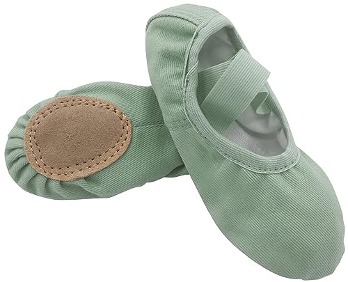 Zapatillas de ballet para niña cómodas con suela de piel antideslizante de la talla 23 a 35