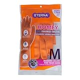 ETERNA Tangerin Scent Gloves, Gloves for Kitchen, Laundry and Household Cleaning, Fruit Fragrance, Improved Grip, Flexible, Multi-Purpose, Size M, 2.26 Oz