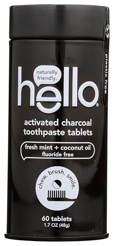 Hello Activated Charcoal Teeth Whitening Eco Friendly Travel Toot...