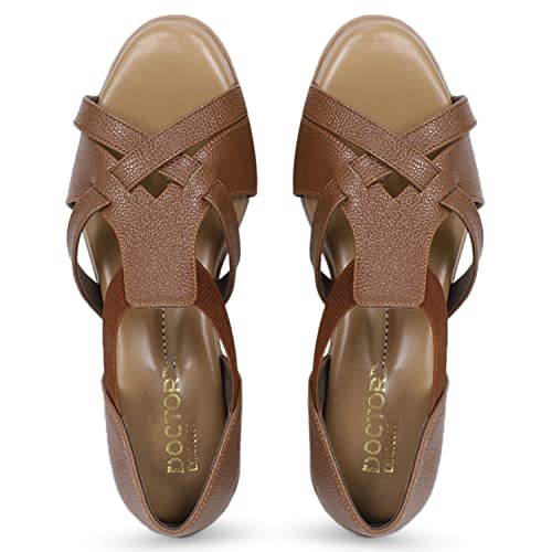 Image of DOCTOR EXTRA SOFT Women's Sandals Ortho Care Orthopaedic Diabetic Daily Use Dr Sole Footwear Casual Stylish Chappals Slippers for Ladies & Girl's K-537