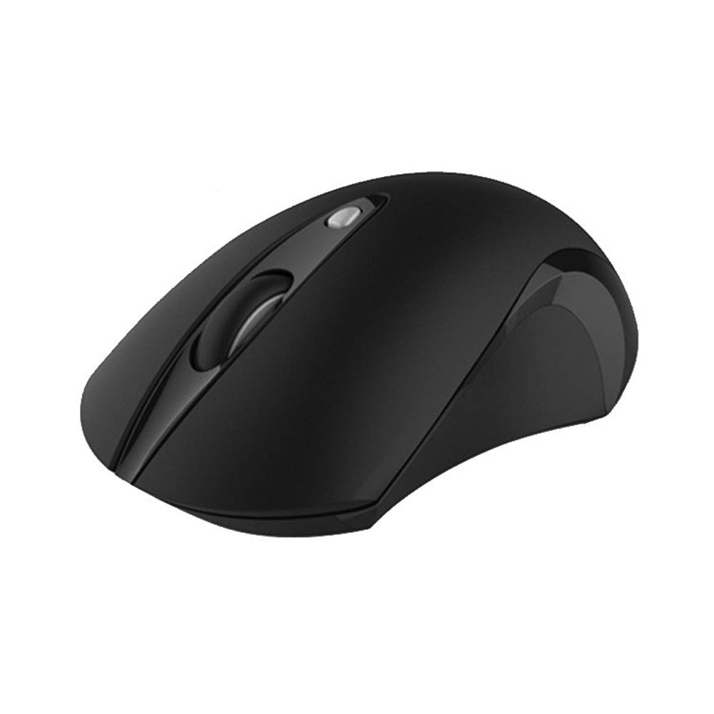 58bh 2.4GHz USB Optical Wireless Mouse Laptop Computer Mute Mini Gaming Mice Portable (Black)